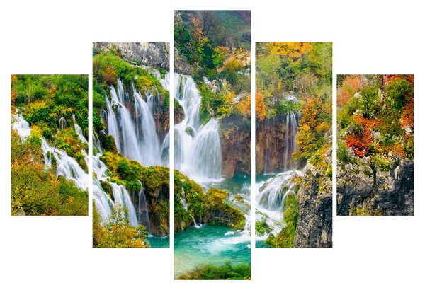 Kép - Plitvicei-tavak Nemzeti Park (150x105 cm)