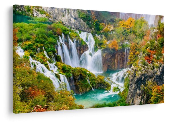 Kép - Plitvicei-tavak Nemzeti Park (90x60 cm)
