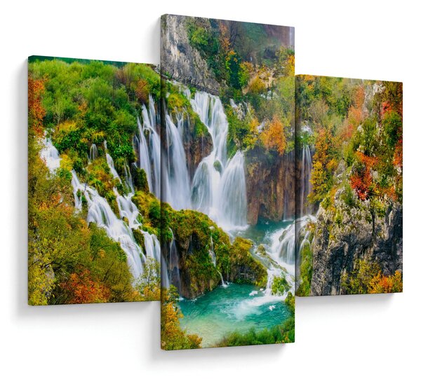 Kép - Plitvicei-tavak Nemzeti Park (90x60 cm)