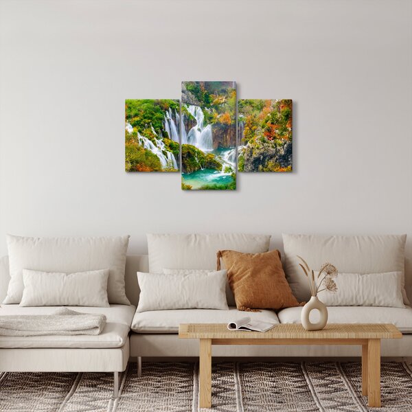 Kép - Plitvicei-tavak Nemzeti Park (90x60 cm)