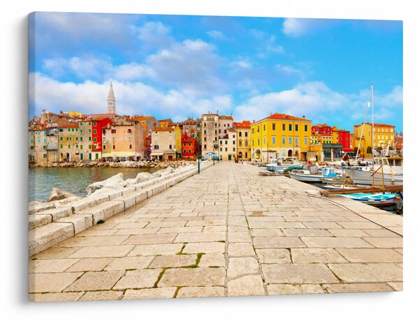 Kép - Poreč régi isztriai városa, Horvátország (70x50 cm)