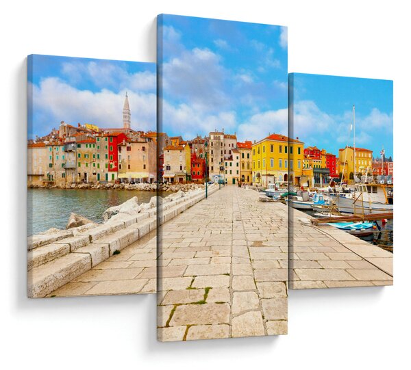 Kép - Poreč régi isztriai városa, Horvátország (90x60 cm)