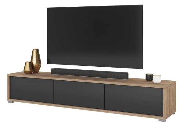 TV asztal Fiora 38 (olajozott tölgy + antracit)