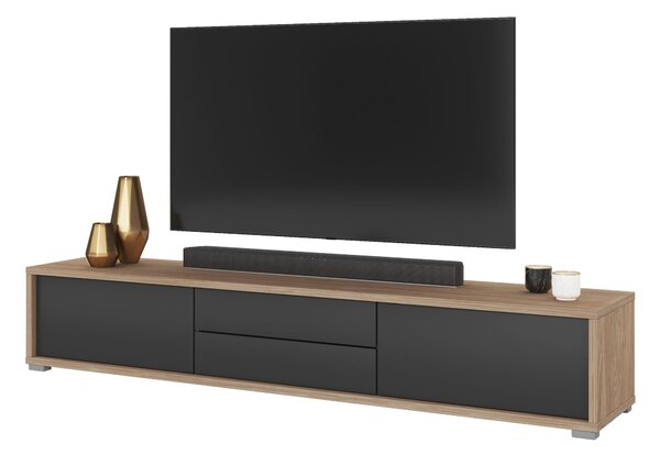 TV asztal Fiora 39 (olajozott tölgy + antracit)