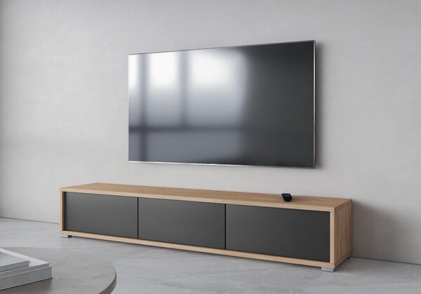 TV asztal Fiora 38 (olajozott tölgy + antracit)