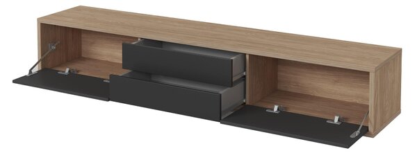 TV asztal Fiora 39 (olajozott tölgy + antracit)