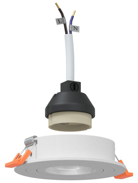 Recessed Spotlights 6 db Kerek GU10 Fehér Ø91 mm