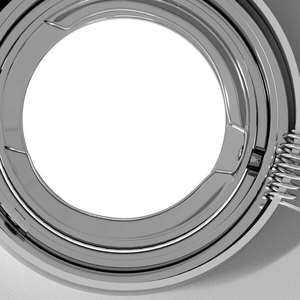 Beépített Spotlámpák 12 db Négyzet GU10 Ezüst 91x91 mm