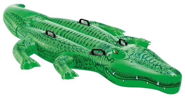 Óriás krokodil lovaglómatrac kapaszkodóval - Intex