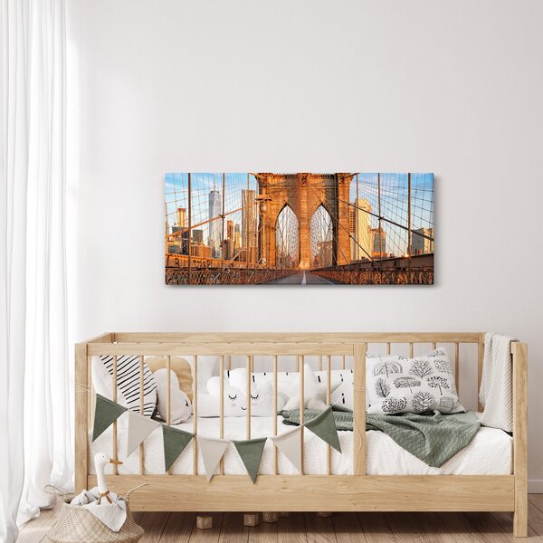 Kép - Brooklyn híd (120x50 cm)