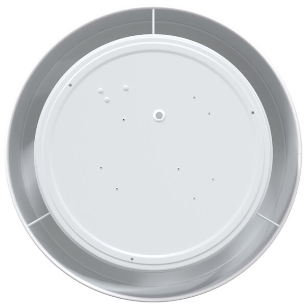Mennyezeti Lámpák Flush Mount Fehér Ø 30 cm Szövet E27
