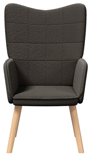 Karosszék Sötétszürke 62 x 67 x 95,5 cm Sherpa szövet