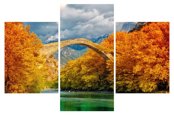 Kép - Konitsa híd (90x60 cm)