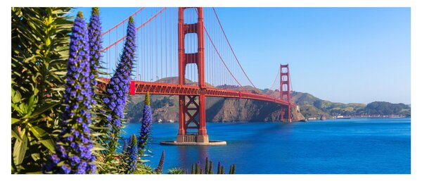 Kép - Golden Gate híd, San Francisco (120x50 cm)
