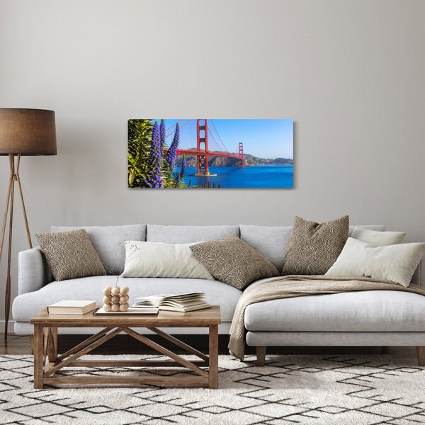 Kép - Golden Gate híd, San Francisco (120x50 cm)