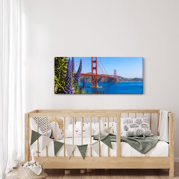 Kép - Golden Gate híd, San Francisco (120x50 cm)