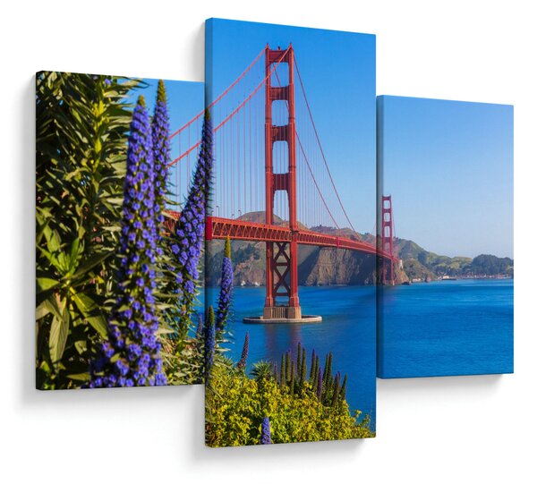 Kép - Golden Gate híd, San Francisco (90x60 cm)