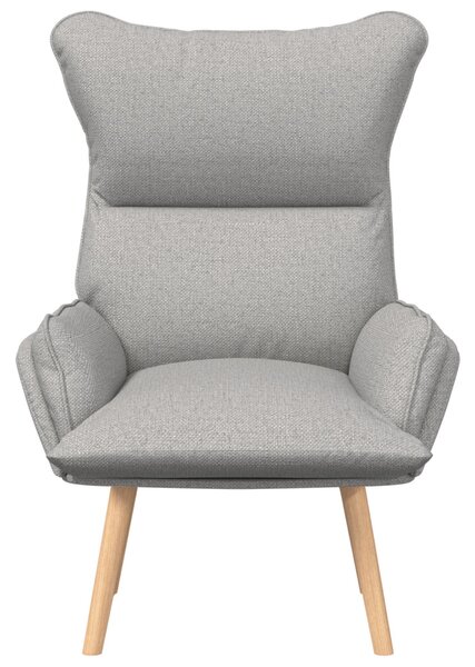 VidaXL karosszék Felhőszürke Szövet és Plywood