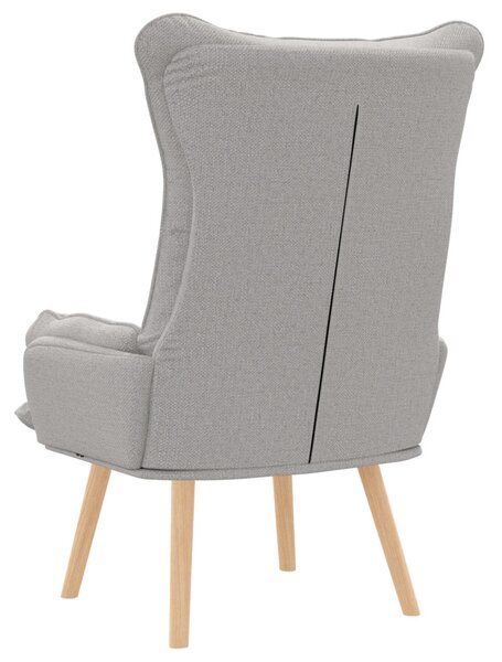 VidaXL karosszék Felhőszürke Szövet és Plywood