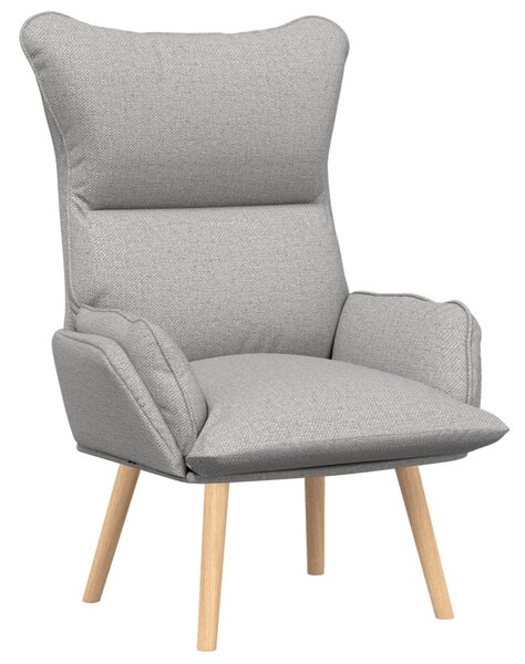 VidaXL karosszék Felhőszürke Szövet és Plywood