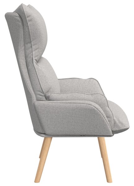 VidaXL karosszék Felhőszürke Szövet és Plywood