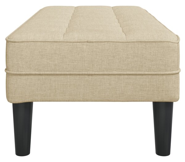 VidaXL pad párnával Krém 113 x 57 x 39 cm szövet