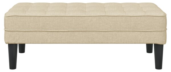 VidaXL pad párnával Krém 113 x 57 x 39 cm szövet