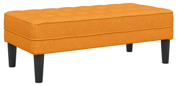 VidaXL pad párnával Sötét sárga 113 x 57 x 39 cm szövet
