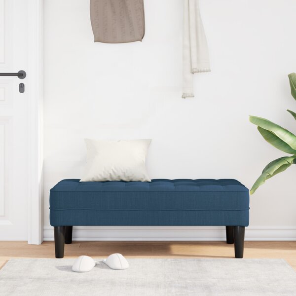 VidaXL pad párnával Kék 113 x 57 x 39 cm szövet