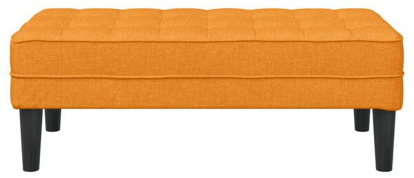 VidaXL pad párnával Sötét sárga 113 x 57 x 39 cm szövet