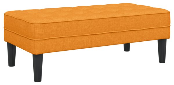 VidaXL pad párnával Sötét sárga 113 x 57 x 39 cm szövet
