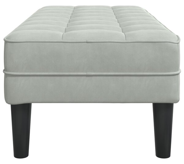 Pad Világosszürke 113 cm Velúr