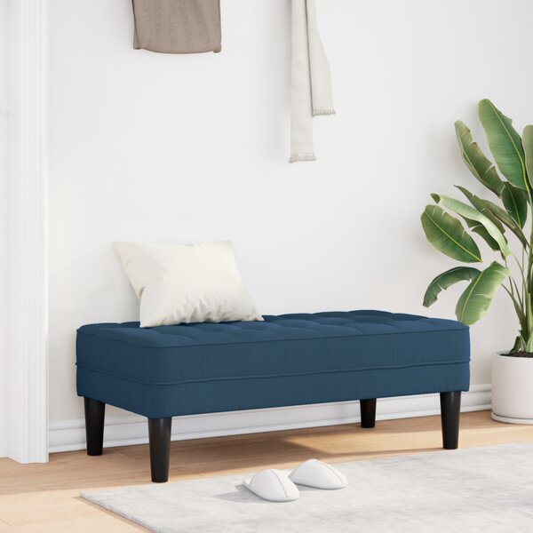 VidaXL pad párnával Kék 113 x 57 x 39 cm szövet