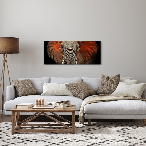 Kép - Elefántok Tsavóval (120x50 cm)