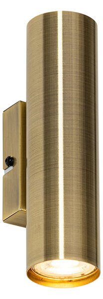 Modern fali lámpa bronz 2-lámpás - Jeana