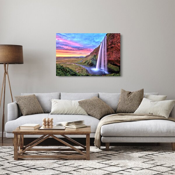 Kép - Seljalandsfoss vízesés (90x60 cm)