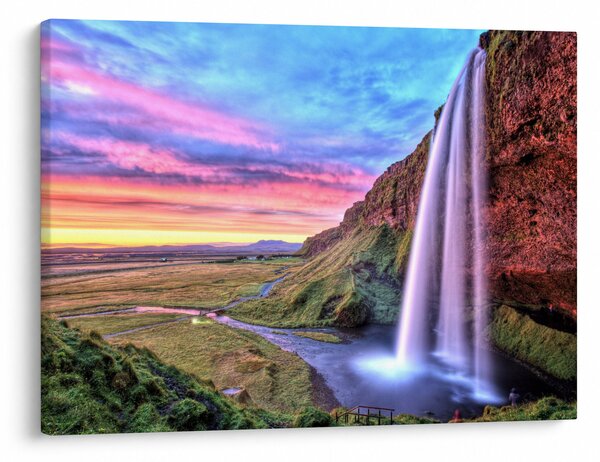 Kép - Seljalandsfoss vízesés (70x50 cm)
