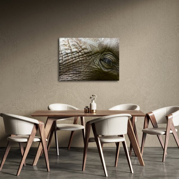 Kép - Közelkép az öreg elefánt szeméről (70x50 cm)