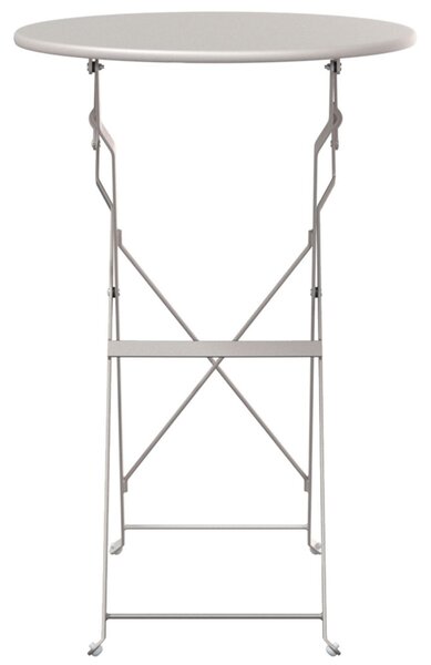 Bisztróasztal Bézs Ø 50 x 71 cm Porfestett acél