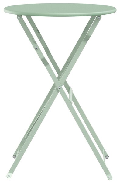 Bisztróasztal Világos menta Ø 50 x 71 cm Porfestett acél