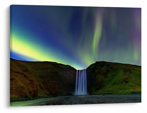 Kép - Aurora Borealis Izlandon (70x50 cm)