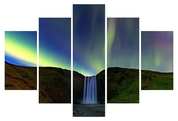 Kép - Aurora Borealis Izlandon (150x105 cm)