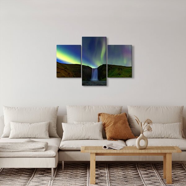 Kép - Aurora Borealis Izlandon (90x60 cm)
