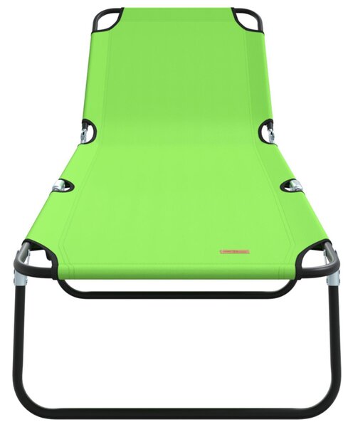 Összecsukható nyugágy Zöld 188 x 57 x 86,5 cm Poliészter