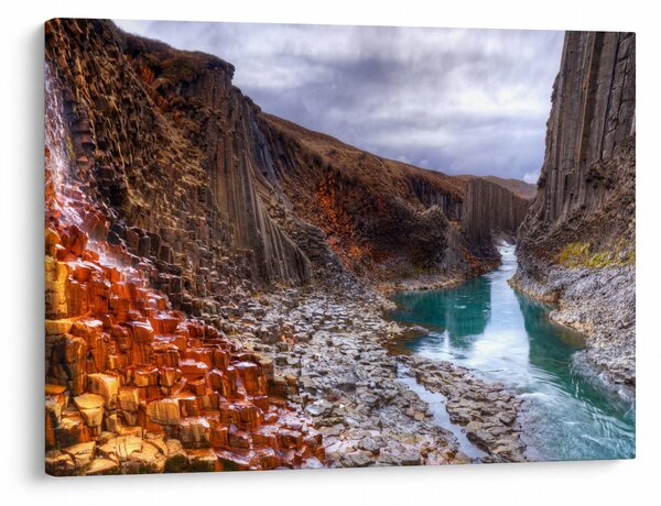 Kép - Studlagil kanyon (70x50 cm)