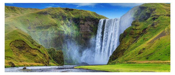 Kép - Seljalandsfoss vízesés (120x50 cm)