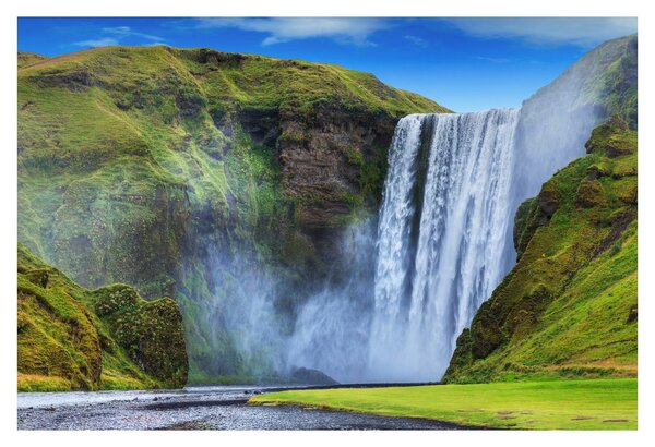 Kép - Seljalandsfoss vízesés (90x60 cm)