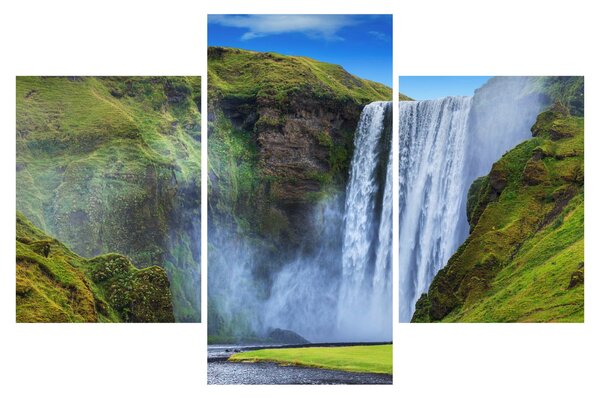 Kép - Seljalandsfoss vízesés (90x60 cm)
