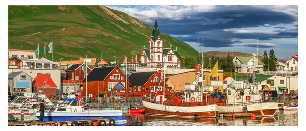 Kép - Húsavík (120x50 cm)