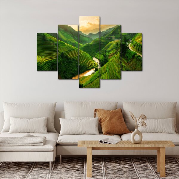 Kép - Mu Cang Chai rizsteraszok (150x105 cm)